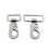 2PCS Multipurpose Stainless Steel Spring Hook Rustproof-30mm 6