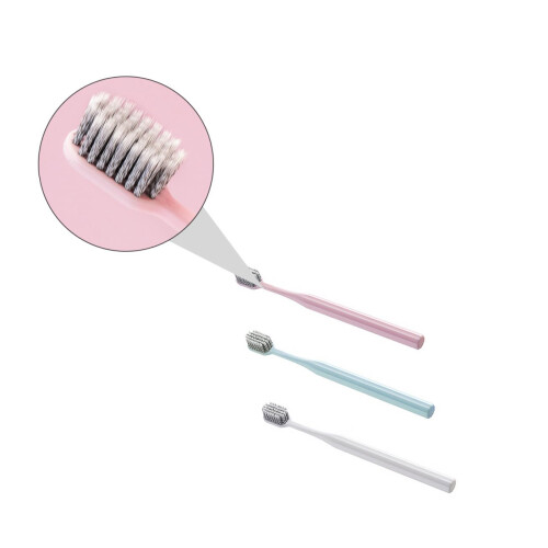 3pcs Extra Soft Toothbrush for Adults Sensitive Teeth Plaque Removal Ergonomic Handle 1