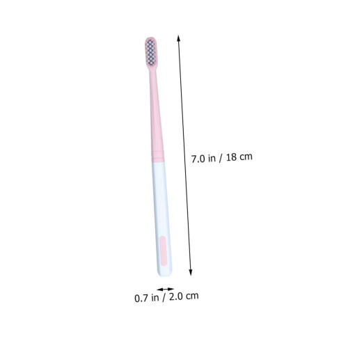 NIYANGLE 8PCS Extra Soft Bristle Toothbrush for Adults Sensitive Teeth Compact Travel Size 1