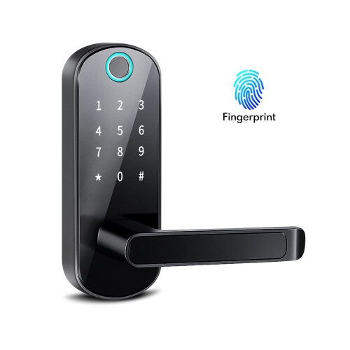 Smart Door Lock with Fingerprint Biometric Access, Keyless Entry, TTlock App Control, Without Gateway 1