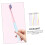 Soft Bristle Toothbrush for Adults 8PCS Compact Travel Size Ergonomic Handle for Sensitive Teeth 4