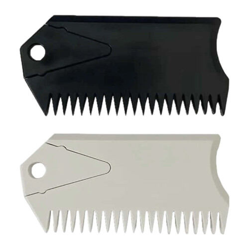 Surfboard Waxs Comb with Keychains Hole Surfboard Waxs-Black 1