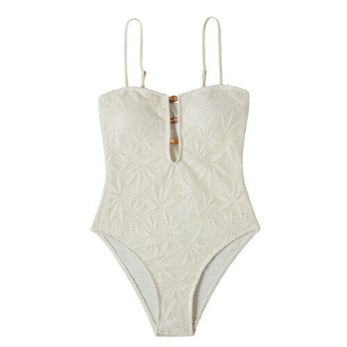 2026 Jaar Badpak Dames Siamese Tankini Conservatief-Witte M