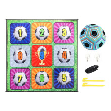 Ensemble d'activités de lancer de football peu encombrant-Bleu