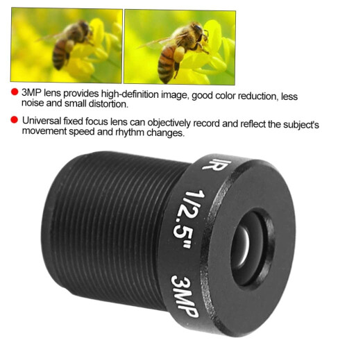 3MP 8mm Starlight CCTV Camera Lens Full Color Night Vision Resolution Low Light Security 1