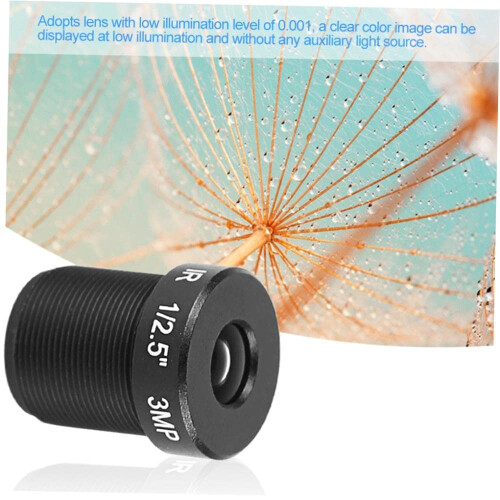 3MP 8mm Starlight CCTV Camera Lens Full Color Night Vision Resolution Low Light Security 2