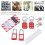 Rustproof Lockout Tagout Kit with Hasp & Padlocks, 1in Inner Diameter 10
