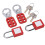 Rustproof Lockout Tagout Kit with Hasp & Padlocks, 1in Inner Diameter 12