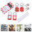 Rustproof Lockout Tagout Kit with Hasp & Padlocks, 1in Inner Diameter 13