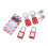Rustproof Lockout Tagout Kit with Hasp & Padlocks, 1in Inner Diameter 14