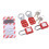Rustproof Lockout Tagout Kit with Hasp & Padlocks, 1in Inner Diameter 15