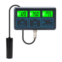 Tuya WiFi 7 In1 Water Quality Tester Multi-Parameter Water Analyzer PH/ORP/EC/PPM/CF/Humidity/TEMP Monitor Meter EU Plug