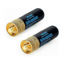 2Pcs SRH805S SMA-F Female Dual Band Antenna for -3 UV-5R BF-888s Radio
