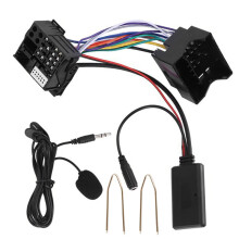 Auto 5.0 Cavo Aux Microfono Vivavoce Telefono Cellulare Adattatore per Chiamate Gratuite per C2 C5 RD4