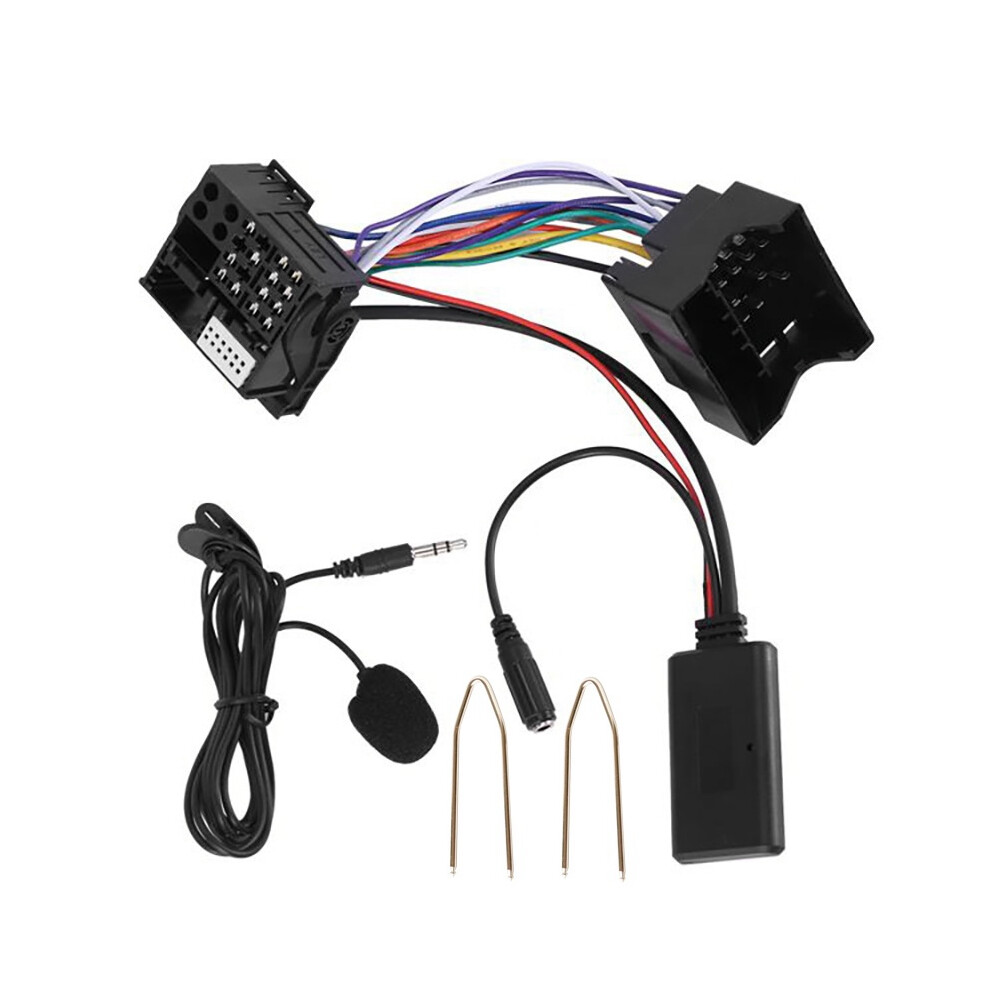 Car 5.0 Aux Cable Microphone Handsfree Mobile Phone Free Calling Adapter For C2 C5 Rd4 6032950629981