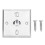 Door Access Control Exit Button Switch Stainless Steel Durable 1 Key switch 2