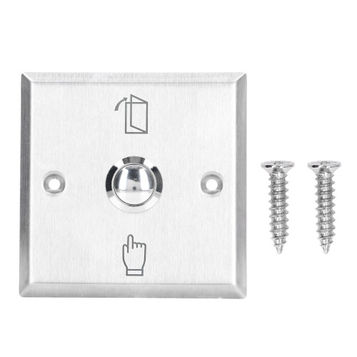 Door Access Control Exit Button Switch Stainless Steel Durable 1 Key switch 1