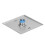 Door Access Control Exit Button Switch Stainless Steel Durable 1 Key switch 13