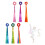6Pcs Light Weight Dancing Rhythm Wrist Streamers Rainbow 1