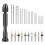 Hand Drill Set,Pin Vise Hand Drill with 10PCS PCB  Drill Bits and 25PCS Micro-TypeTwist Drill Bits,for Resin Polymer 1