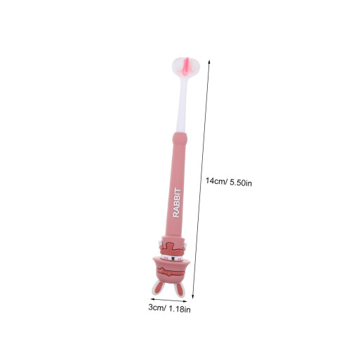 4pcs ThreeSided Toothbrush for Kids with Extra Soft Bristles and Ergonomic EasyGrip Handle 1