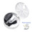 2Pack Universal Security Camera Junction Box for Outdoor Use, Weatherproof CCTV Mount Base 5