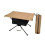 Multipurpose Camping Surfaces Quick Assembly Beach Desk-khaki 1