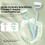 Soft Bristle Toothbrush for Sensitive Teeth with SShaped Head and AntiSlip Handle, 4 Pack 4