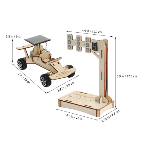 1Set Solar Voertuig DIY Speelgoed Wetenschapsproject Kit 1