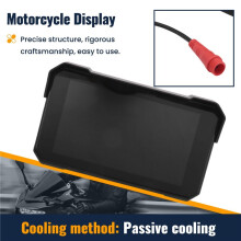 5 Inch Motorcycle Portable GPS Navigation Screen Wireless Carplay Android Auto IP68 Waterproof Display