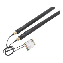 WLAN-Karte 9560NGW+2XAntenna 1730Mbps Wireless AC 9560 2.4G+5G BT 5.0 802.11Ac M.2 CNVI 9560NGW Wireless Adapter