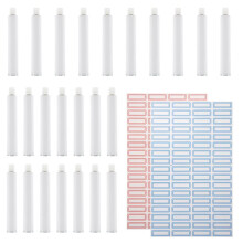 24 Pcs Empty Aluminum Paint Tubes 20 Ml Paint Tubes for Making Paint and Store Remaining Paint Acrylic Oil
