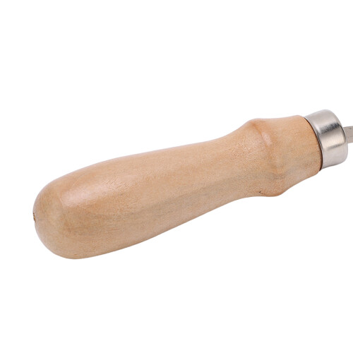 Leather Edge Beveler with Wooden Handle, Steel Blade,  data 2