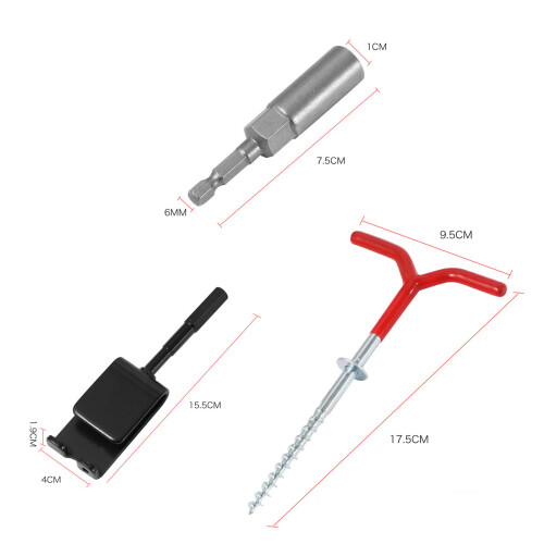 Reliable cold Weather Camping Tent mooring Set Including 2