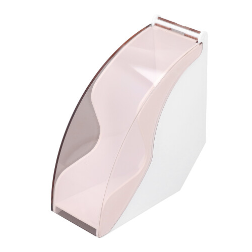 Acrylic Coffee Filter Holder with Dustproof Cover, White 1