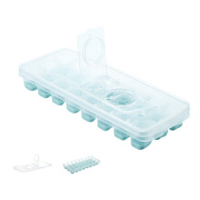 24-Compartment Silicone Ice Cube Tray with Lid
