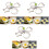 12Stk Backform Set Herz Stern Rund Silber 2