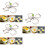 12Stk Backform Set Herz Stern Rund Silber 6