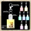 10 Pcs LED Sublimation Blank Keychain Acrylic Lighted Transfer Rectangular DIY Keychain 4