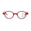 Multifocal Blue Light Blocking Reading Glasses Red Frame +1.5X HD Lenses for Computer and Mobile 2