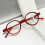 Multifocal Blue Light Blocking Reading Glasses Red Frame +1.5X HD Lenses for Computer and Mobile 3