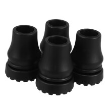 Heavy Duty NonSlip Rubber Cane Tips 19MM Secure Fit Replacement for Seniors Walking Sticks
