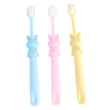 Kids Toothbrush Set with Soft Bristles, Cartoon Design and Ergonomic Grip for Boys and Girls, 3pcs
