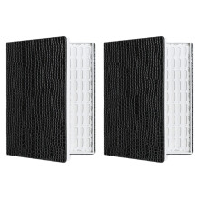 2X 216 Farben Nagel Spitzen Display Buch DIY Nagel Kunst Zeigt Regal Gel Farb Karte Diagramm Malerei Display Board Schwarz