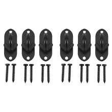 6X Anclaje de Pared para Bandas de Resistencia, Anclajes de Entrenamiento para Bandas de Resistencia Anclaje de Montaje en Pared para Entrenamiento en