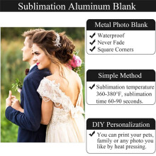 12 Stuks Sublimatie Metalen Foto Blanks Borden - 8x12 Inch Fotobord Lege Poster Muur Fotolijst Metalen Blanks Binnen Buiten