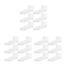 18 Pack Floating Shoe Shelves,Transparent Acrylic Wall Mounted Shoe Display Shelves,for Display Collectible Shoe