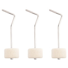 3X Drum Pedal Beater Drum Hammer mit Filzkopf für Drum Pedals Beater Percussion Instrument Parts