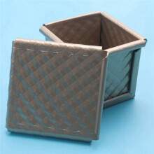 2PCS Square Loaf Pan with Lid Toast Mold Bread Pan Pullman Loaf Pan with Cover Non-Stick Water- Toast Box