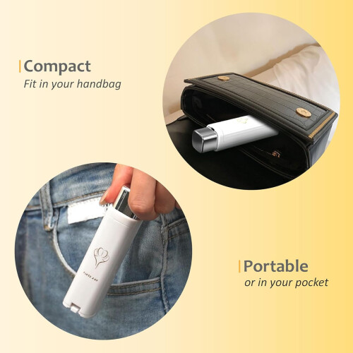 Automatic Floss Pick Dispenser with 8 Flossers, Refillable Compact Travel Case for Oral Care 2
